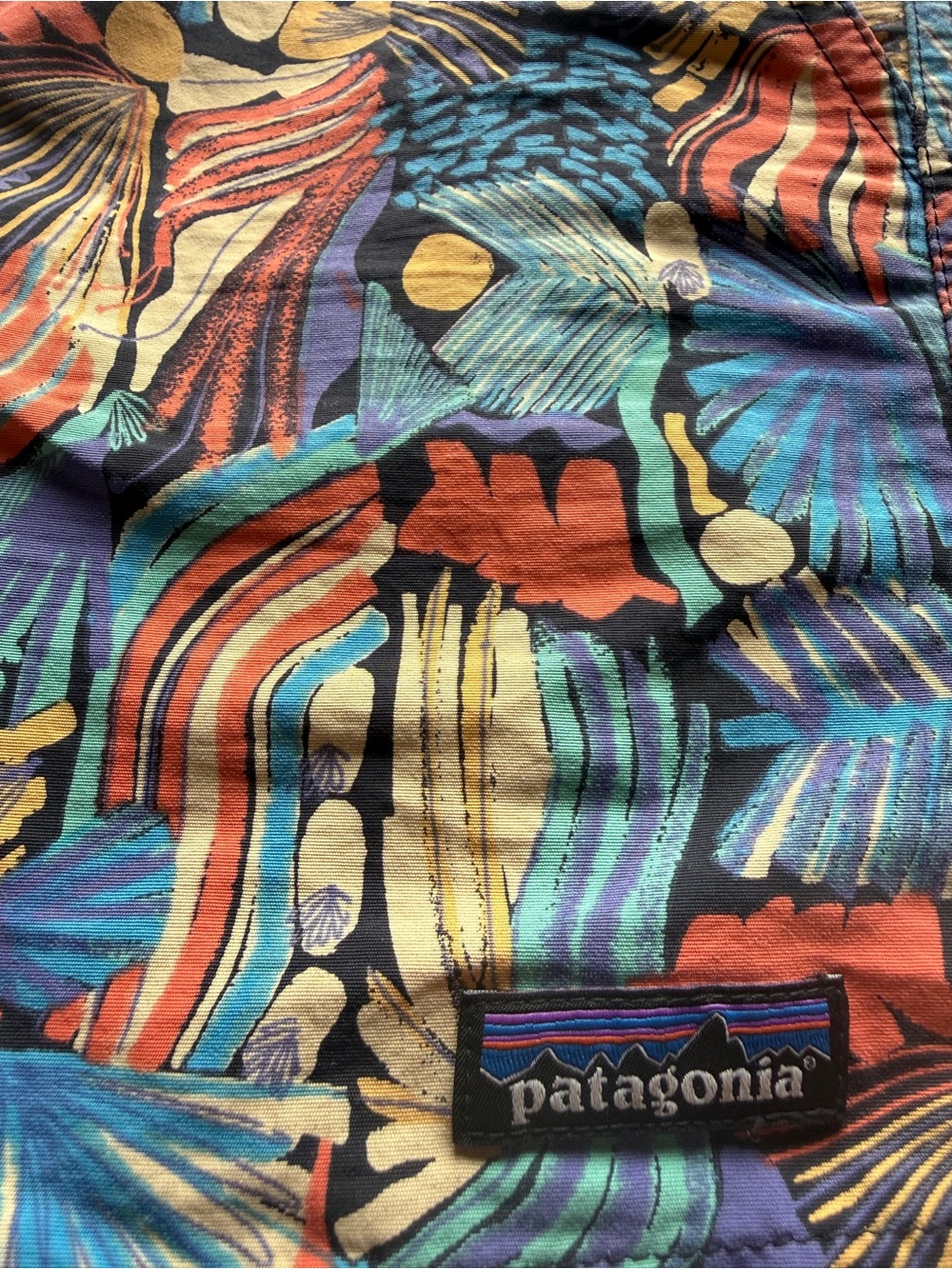 Patagonia Multicolor Floral-Pattern Athletic Shorts - Picture 2 of 3